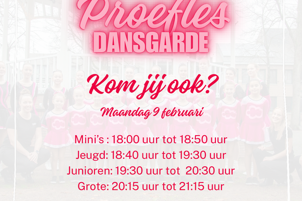 Proefles dansgarde 